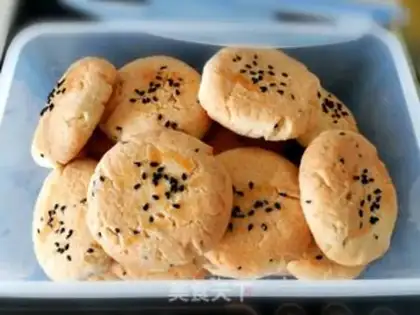 Make Sesame peaches step 2