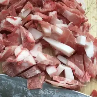 Make Plum mushroom fried rice step 1