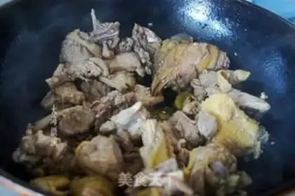 Make Chicken stew mushrooms step 5
