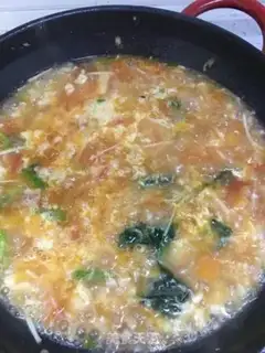 Make Tomato egg oak soup step 10