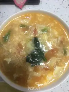 Make Tomato egg oak soup step 11