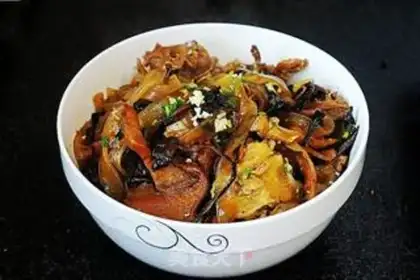Make Chicken stew mushrooms step 9