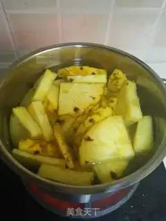 Make Pineapple sugar step 2