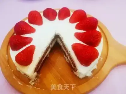 Make Red velvet cheesecake step 24