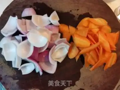 Make Carrot onions step 0