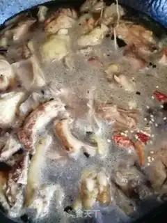 Make Chicken stew mushrooms step 3
