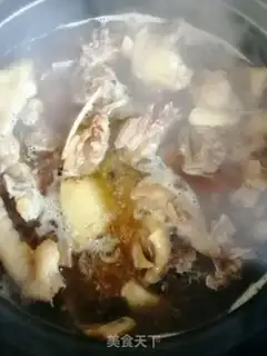 Make Chicken stew mushrooms step 4