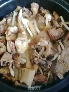 Make Chicken stew mushrooms step 6