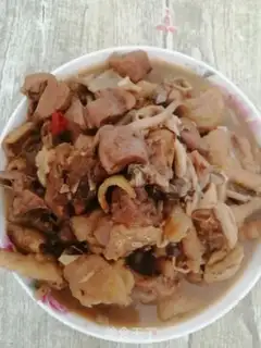 Make Chicken stew mushrooms step 8