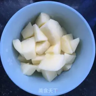 Make A nut yogurt apple step 3