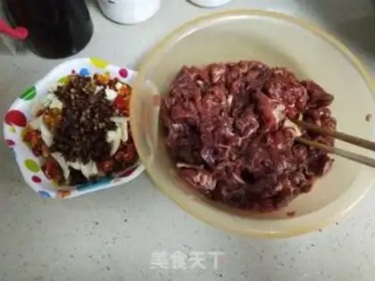 Make Pretzel beef step 0