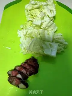Make Sausage noodles step 1