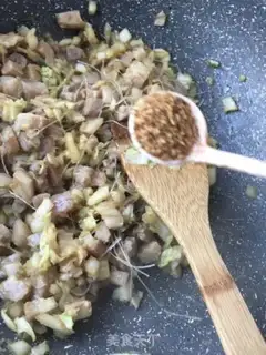 Make A cabbage fan step 11