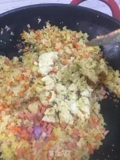 Make Egg fried rice step 6