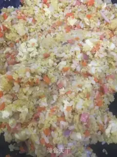 Make Egg fried rice step 7