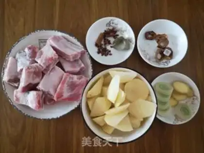 Make Potato stew ribs step 0