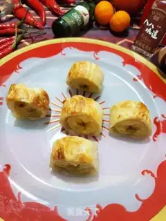 Make Banana rolls step 6