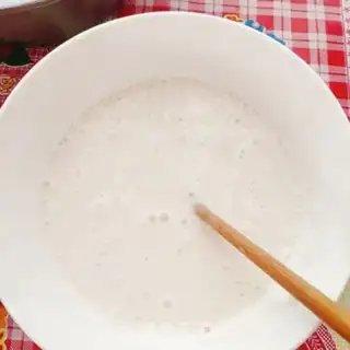 Make Bean-covered rice step 5