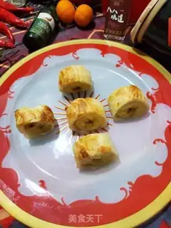 Make Banana rolls step 7