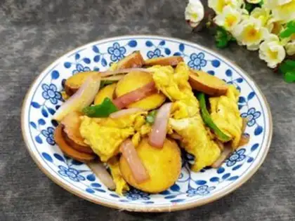 Make Sour chicken fried eggs step 8