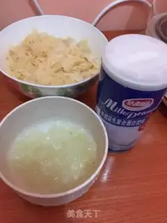 Make Milk peanut silver ear soup step 0