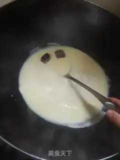 Make Red dates, red bean syrup step 4