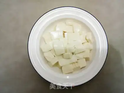 Make Crab willow tofu step 2