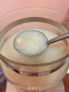 Make Milk peanut silver ear soup step 5