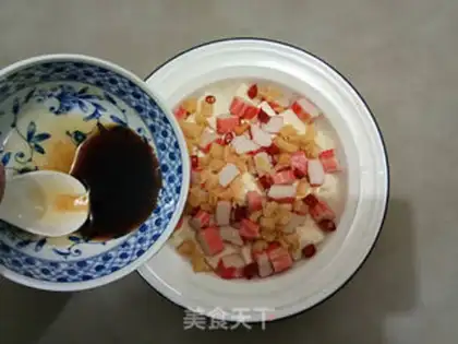 Make Crab willow tofu step 5