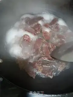Make Puffy beef step 1