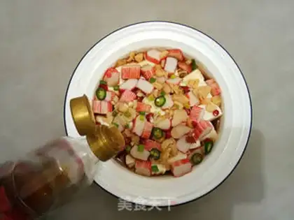 Make Crab willow tofu step 7