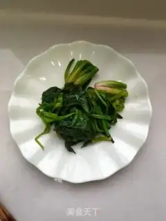 Make Pinky spinach step 4