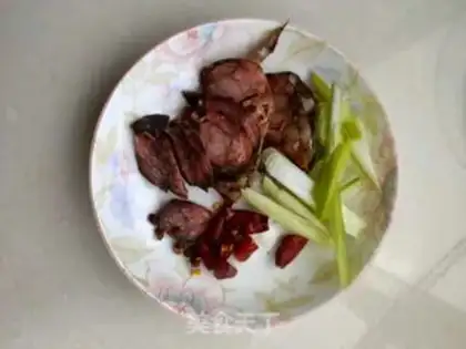 Make Pinky spinach step 5