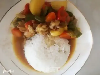 Make Curry chicken and potatoes step 4