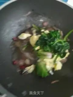 Make Pinky spinach step 14