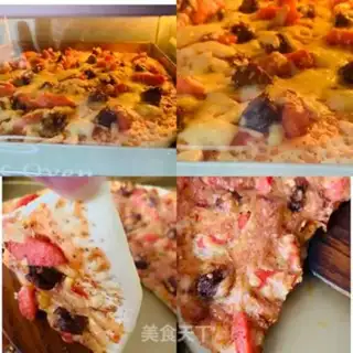 Make Scallopy sausage pizza step 2