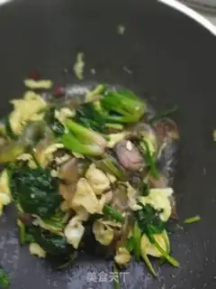 Make Pinky spinach step 15
