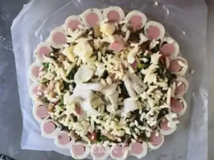 Make Chicken leg pizza step 7