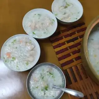 Make Shrimp porridge step 3