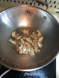 Make Garlic little fried meat step 3