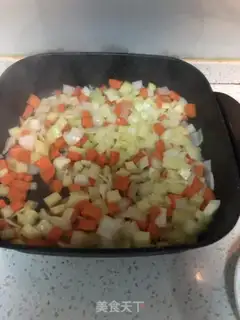 Make Vegetable curry step 1