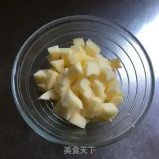 Make Apple yogurt step 1