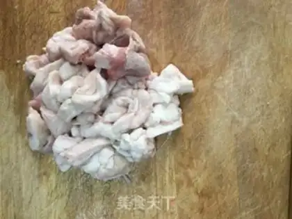 Make Sheep bean horns step 1