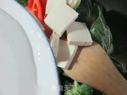 Make Paprika tofu cuisine step 3