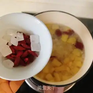 Make Apple dates, golden oars step 5