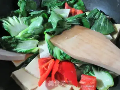 Make Paprika tofu cuisine step 7
