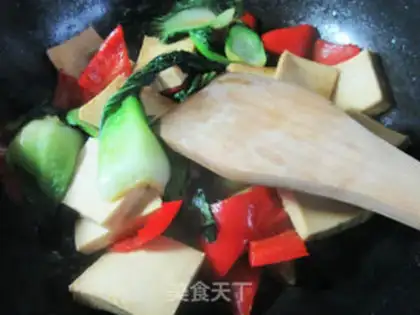 Make Paprika tofu cuisine step 8