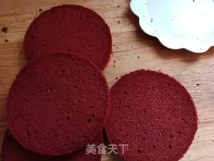 Make Red velvet cream cake step 0