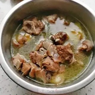 Make Burning lamb radish step 3