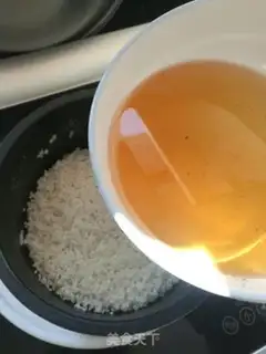 Make Haffle rice chicken step 6